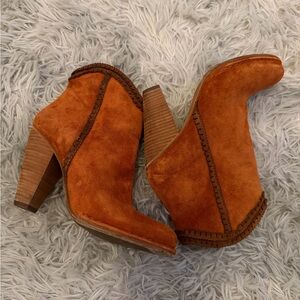 Frye Women's Suede Ankle Boots - Brown